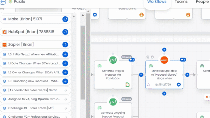 Zapier Zap editor