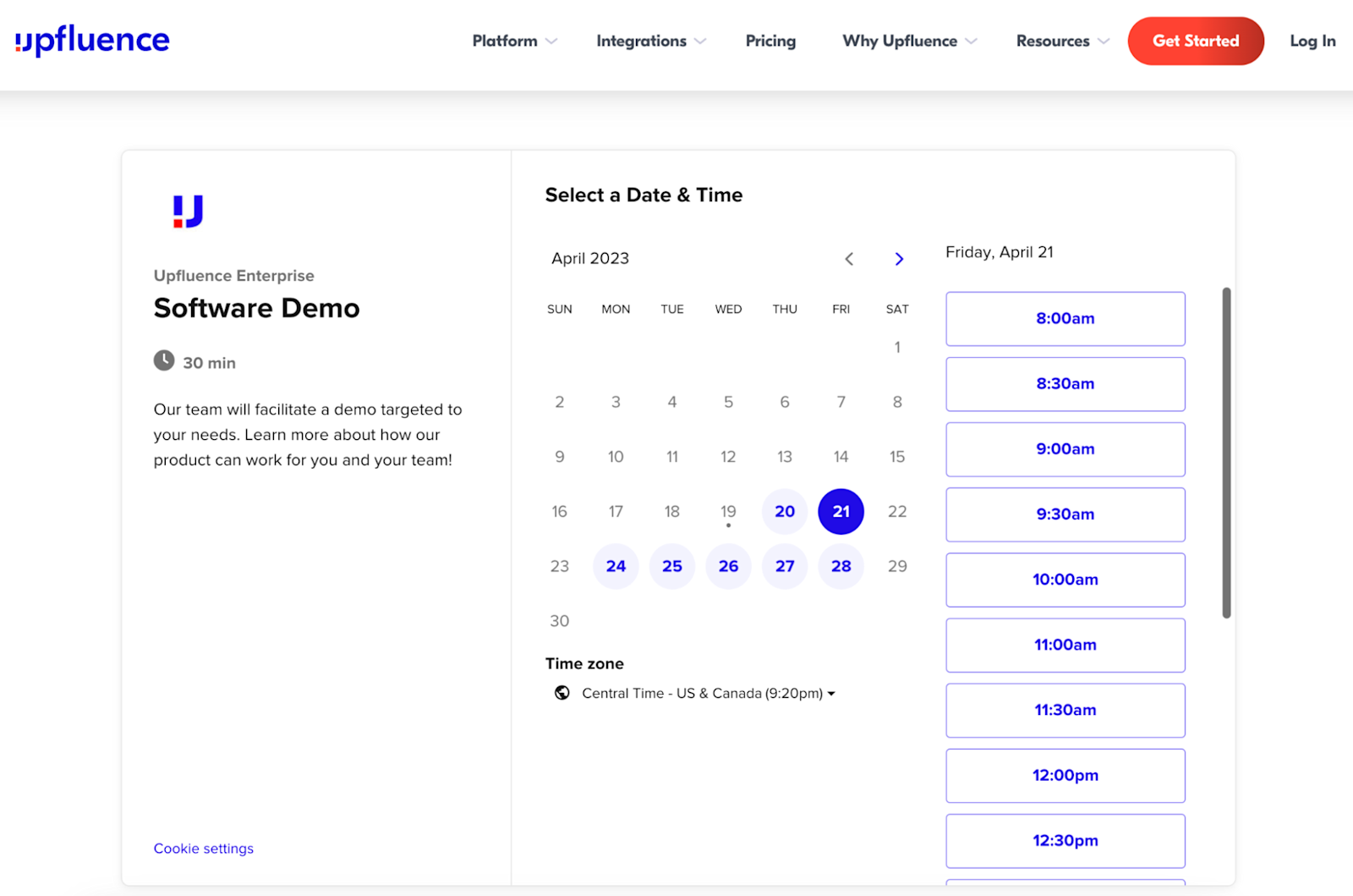 Calendly appointment confirmed on the crew's calendar