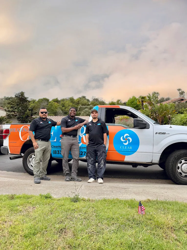 Fresh Air Duct Cleaning team with their service truck