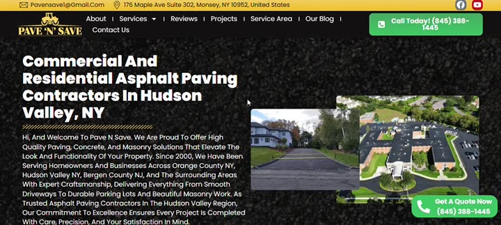 Pave N Save website