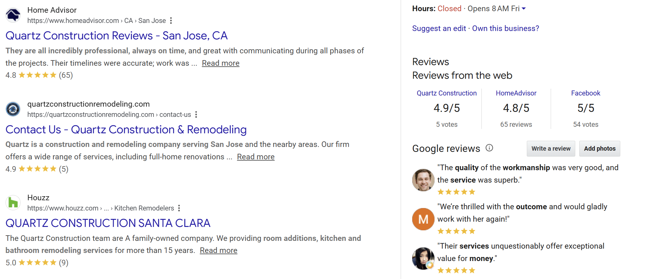 Aggregated review proof