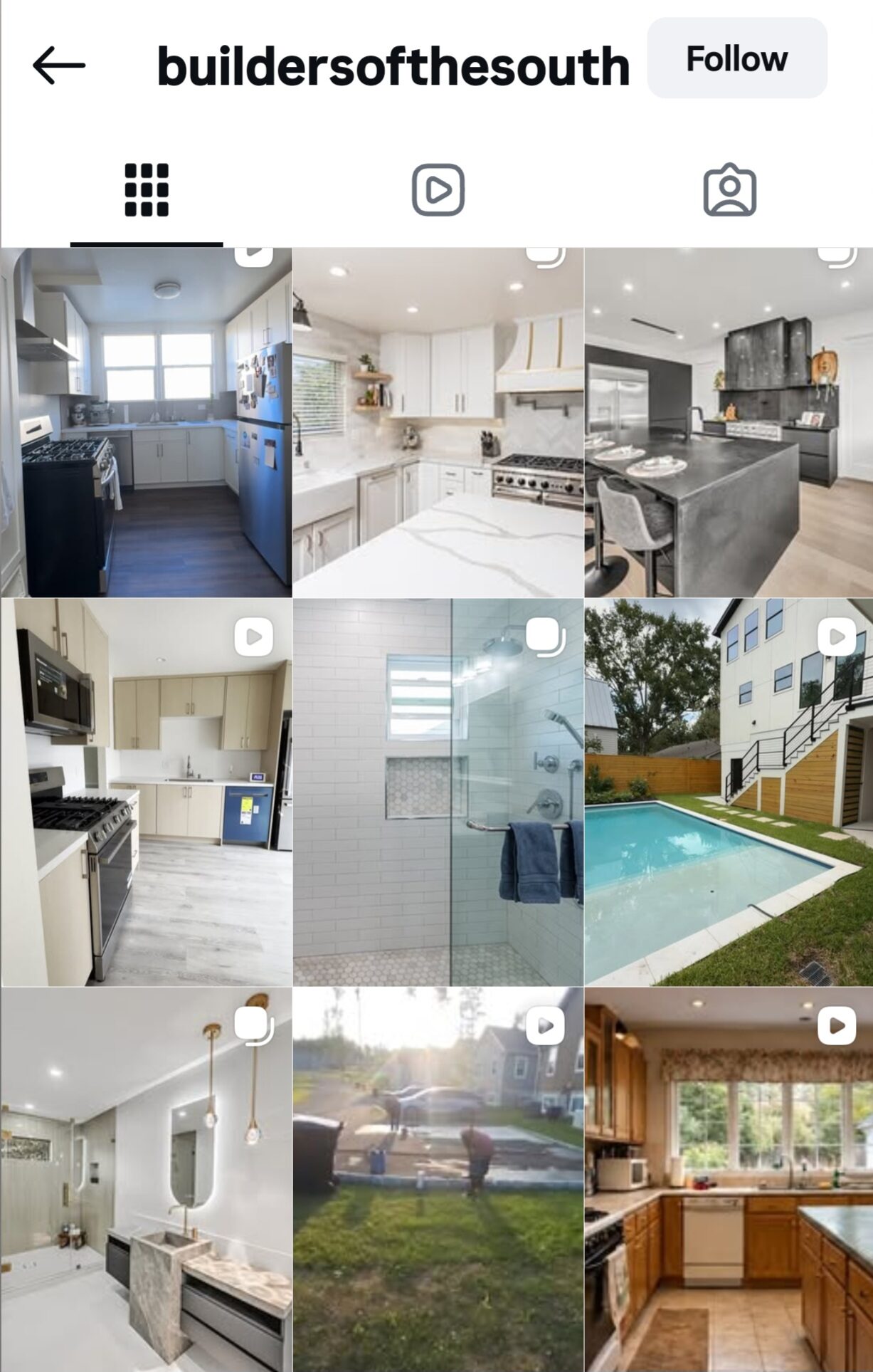 Managed social media content — home service brand