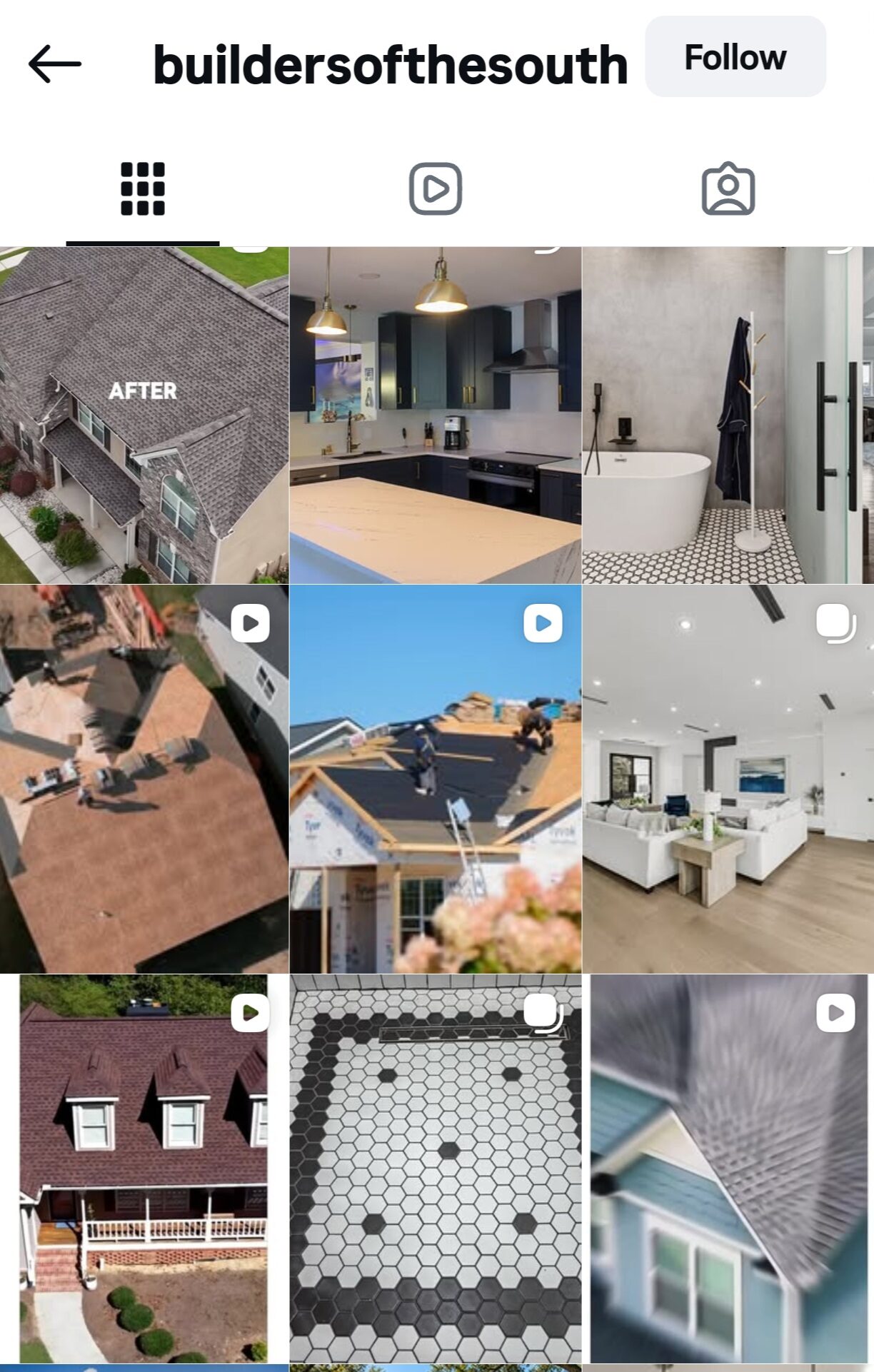 Managed social media content — home service brand