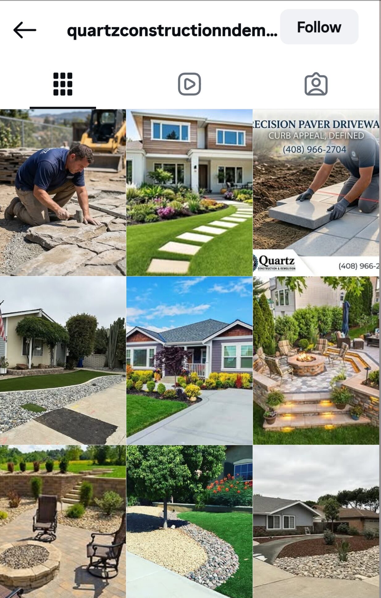 Managed social media content — home service brand