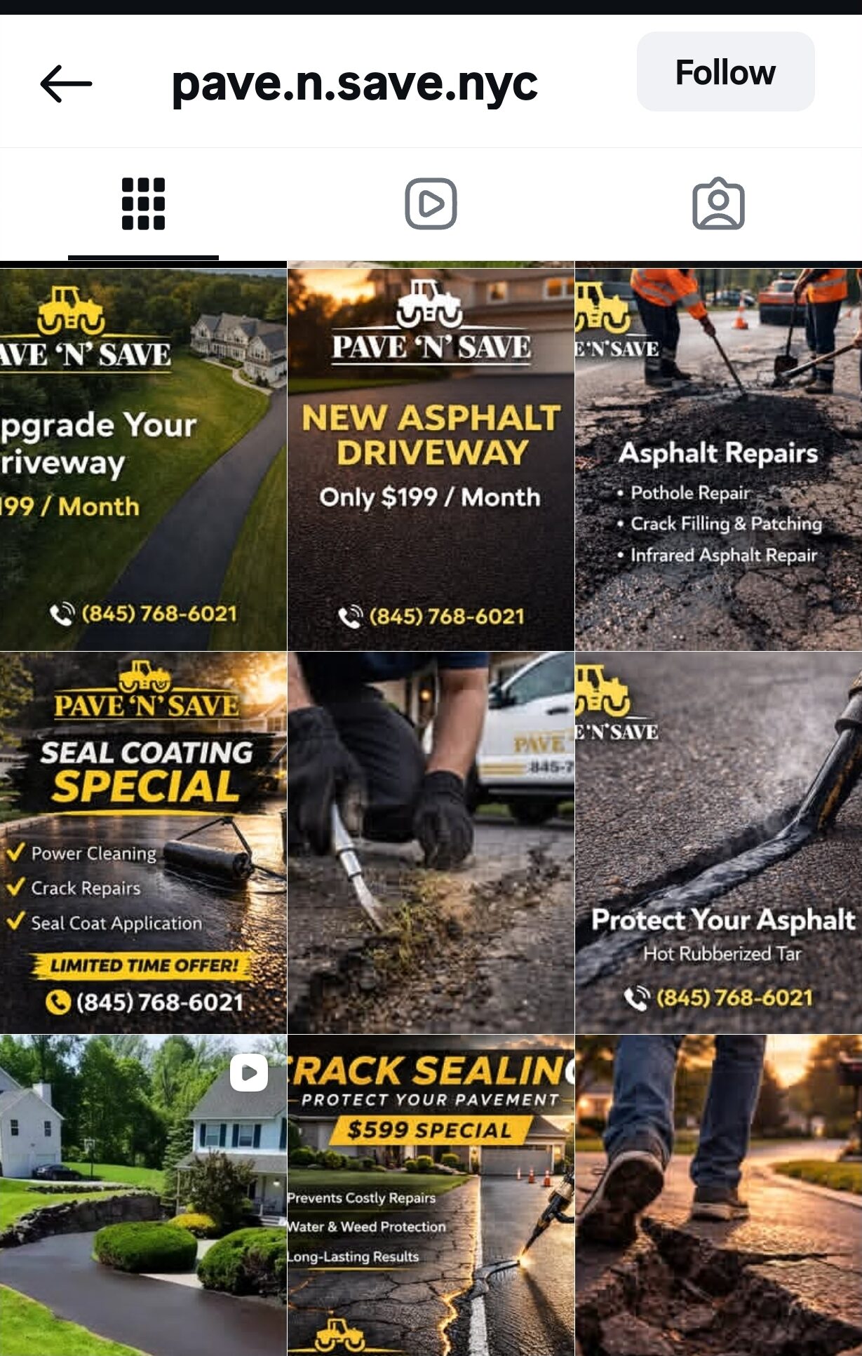 Managed social media content — home service brand